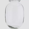 MS GLASS VASE CLEAR 20 X 34 CM